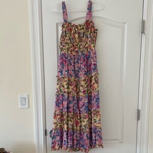 LIKE NEW Listicle Floral Maxi Dress